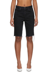 Grlfrnd - Black Denim Beverly Shorts