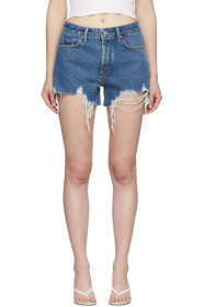 Grlfrnd - Blue Denim Helena Shorts