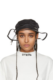 Heron Preston - Black PVC Beach Hat