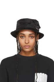 Heron Preston - Black Logo Bucket Hat