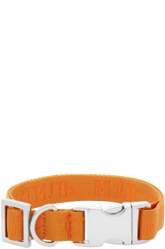 Heron Preston - Collier pour chien orange 'Style' édition VIP