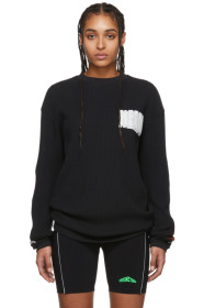 Heron Preston - Black Bold Logo Long Sleeve T-Shirt