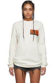 Heron Preston - White Bold Logo Long Sleeve T-Shirt