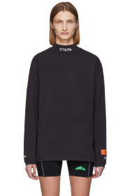 Heron Preston - ブラック Style ロング スリーブ T シャツ
