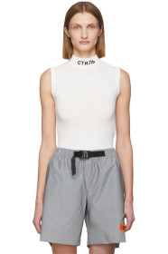 Heron Preston - White 'Style' Mock Neck Bodysuit