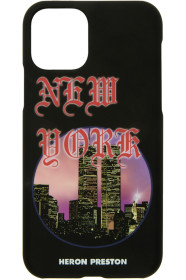 Heron Preston - Étui pour iPhone 11 noir 'New York'
