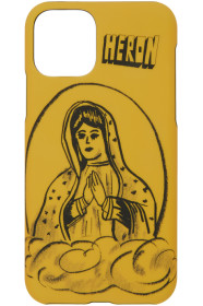 Heron Preston - Étui pour iPhone 11 jaune Holy Spirit