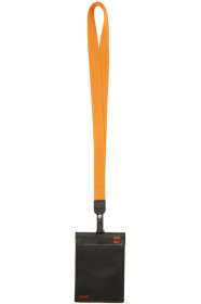 Heron Preston - Black & Orange Passport Holder