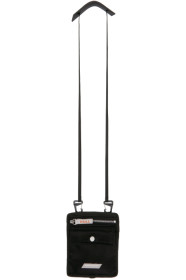 Heron Preston - Black Logo Flat Crossbody Bag