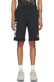 Heron Preston - Black Spray 'Style' Sweat Shorts