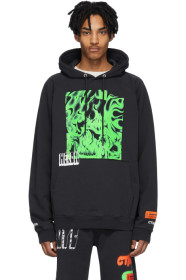 Heron Preston - Black Box Skull Hoodie