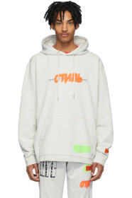 Heron Preston - Grey Spray 'Style' Hoodie