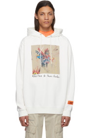Heron Preston - 灰白色 Robert Nava 联名 Ribs 连帽衫