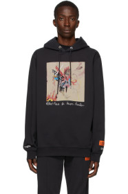 Heron Preston - Robert Nava Edition ブラック Ribs フーディ