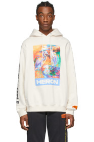 Heron Preston - 灰白色 Heron Colors 连帽衫