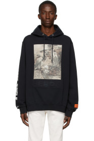 Heron Preston - 黑色 Heron Birds 连帽衫