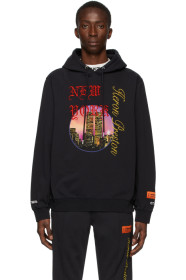 Heron Preston - ブラック NYC Skyline フーディ