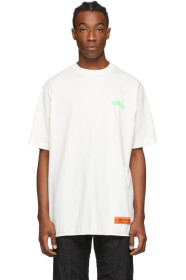 Heron Preston - 白色 & 绿色 Style 徽标 T 恤