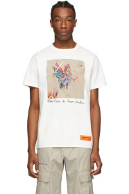 Heron Preston - 白色 Robert Nava 联名印花 T 恤