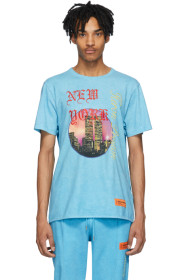 Heron Preston - Blue NYC Skyline T-Shirt