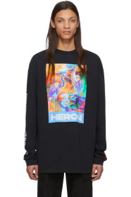 Heron Preston - 黑色 Heron Colors 长袖 T 恤