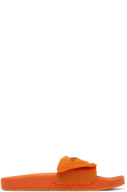 Heron Preston - Orange Mesh Slider Pool Slides