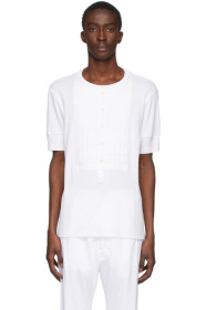 TAKAHIROMIYASHITA TheSoloist. - White Bib T-Shirt