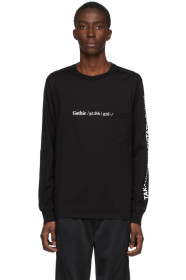 TAKAHIROMIYASHITA TheSoloist. - Black 'Gothic' Long Sleeve T-Shirt
