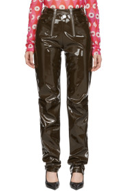 GmbH - Khaki Vinyl Frey Trousers