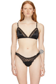 Le Petit Trou - Black Savenay Bralette