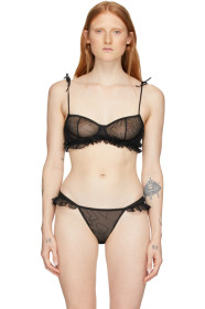 Le Petit Trou - Black Falaise Bralette