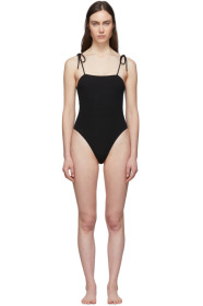 Le Petit Trou - Black Strappy One-Piece Swimsuit