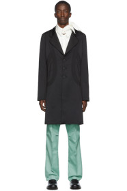 Kiko Kostadinov - Manteau long noir Lasso Blazer