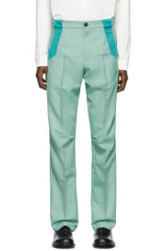 Kiko Kostadinov - Pantalon vert Tulcea Tailored