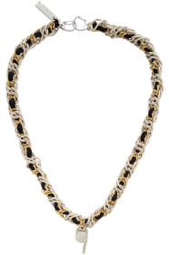 Landlord - Collier argenté et doré Coach Lace