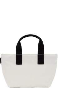 N.Hoolywood - Cabas à glissière blanc Small