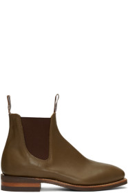 R.M. Williams - カーキ Yearling Comfort Craftsman チェルシー ブーツ