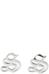 Stolen Girlfriends Club - Boucles d'oreilles argentées Gothic Stamp
