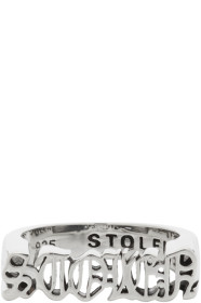 Stolen Girlfriends Club - Bague argentée Gothic Stolen Seal
