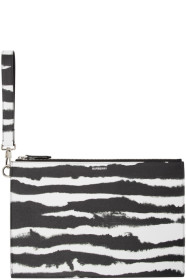 Burberry - Black & White Zebra Print Pouch