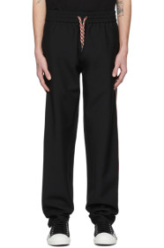 Burberry - Black Wool Lounge Pants