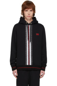 Burberry - 黑色 Larell Monogram 连帽衫