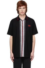 Burberry - 黑色 Jetford Polo 衫