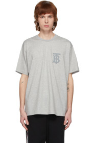 Burberry - グレー Emerson モノグラム T シャツ