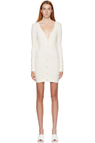Jacquemus - Off-White 'Le Cardigan Lauris' Dress