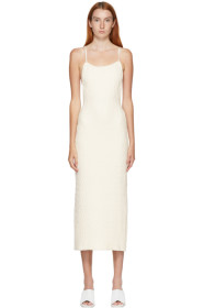 Jacquemus - Off-White Maille Velour Dress