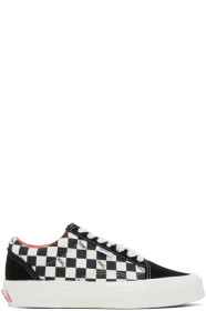 Vans - Black & Off-White Checkerboard NS OG Old Skool LX Sneakers