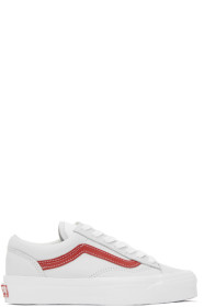 Vans - Grey & Red OG Style 36 LX Sneakers
