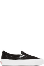 Vans - Black OG Classic LX Slip-On Sneakers