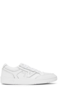Vans - White Leather Lowland CC Sneakers